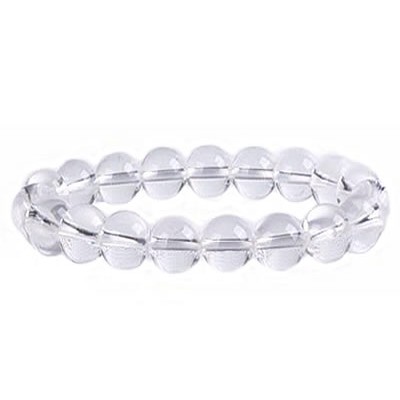 bracelet perles cristal de roche