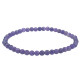 bracelet perles améthyste 4mm