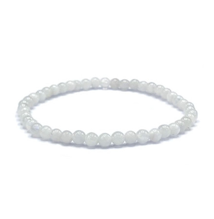 bracelet perles pierre de lune 4mm