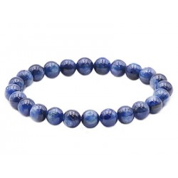 bracelet perles cyanite
