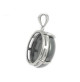 pendentif hématite argent