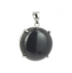 obsidienne noire pendentif