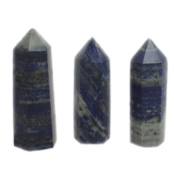 lapis lazuli pointe polie