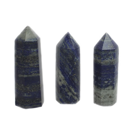 lapis lazuli pointe polie