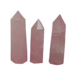 quartz rose pointe naturelle