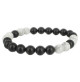 bracelet howlite stark black pearl