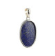 pendentif argent pierre lapis lazuli