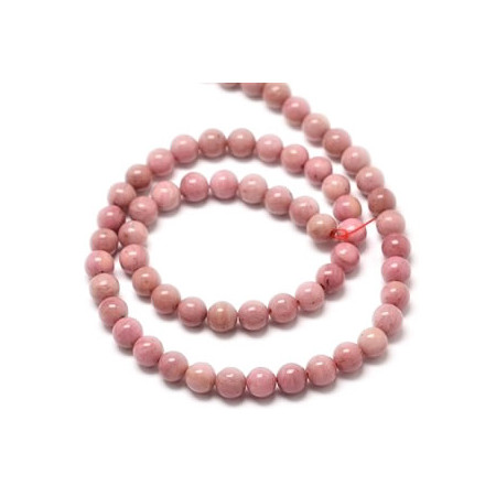 rhodonite fil de perles naturelles