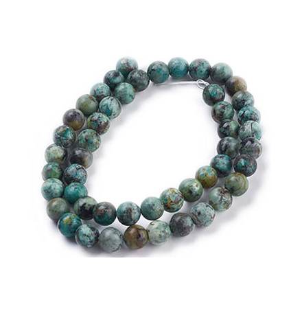 turquoise afrique fil de perles