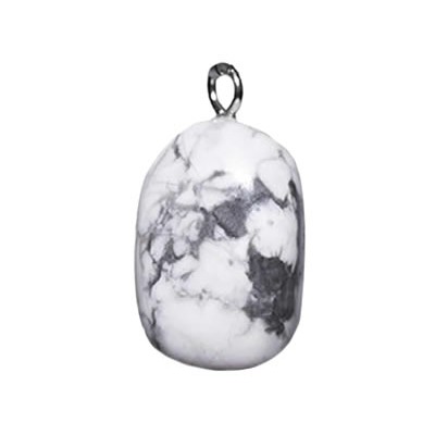 pendentif pierre roulée howlite