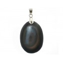 Pendentif pierre obsidienne oeil céleste