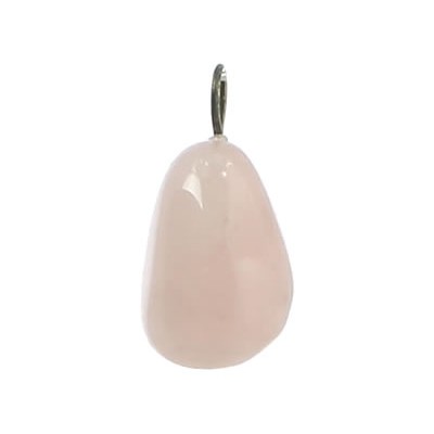 pendentif roulé quartz rose