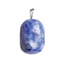 pendentif pierre roulée sodalite