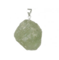 pendentif pierre brut de jade de chine