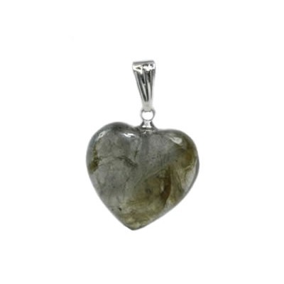 pendentif coeur labradorite