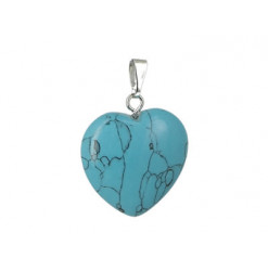 turquoise pendentif coeur