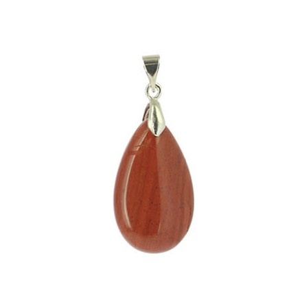 pendentif goutte jaspe