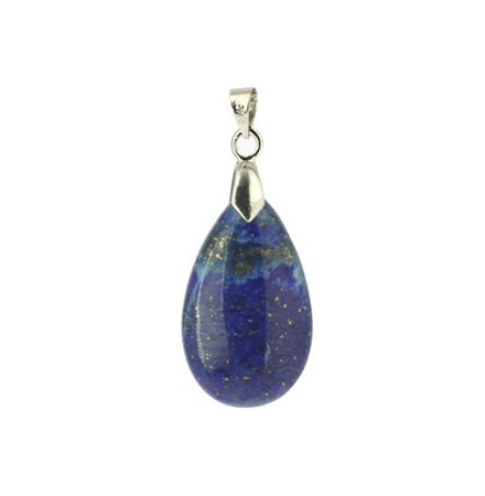 pendentif goutte lapis lazuli