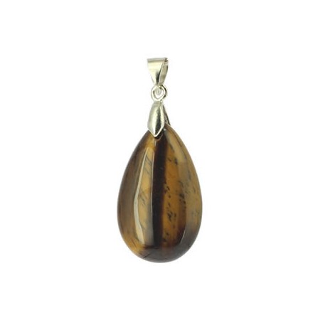 pendentif goutte oeil de tigre