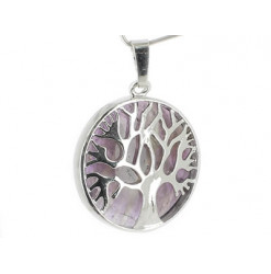 pendentif arbre de vie améthyste