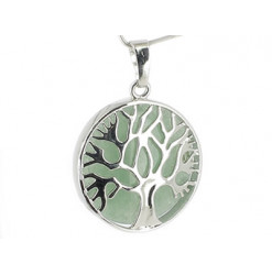 aventurine verte pendentif arbre de vie