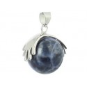 sodalite pendentif perle mano