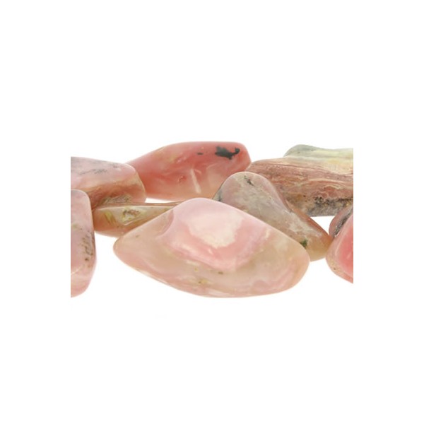 opale rose pierre roulée