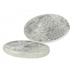 cristal de roche galet plat