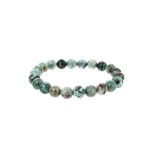 bracelet perles chrysocolle