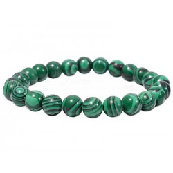 bracelet perles malachite