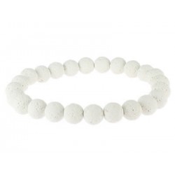 bracelet perles pierre lave
