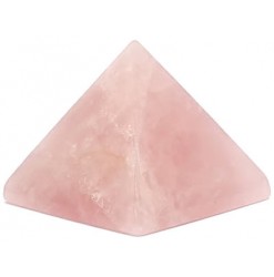 pyramide en quartz rose