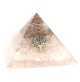 pyramide orgonite quartz rose