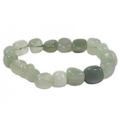 bracelet pierre roulée jade de chine