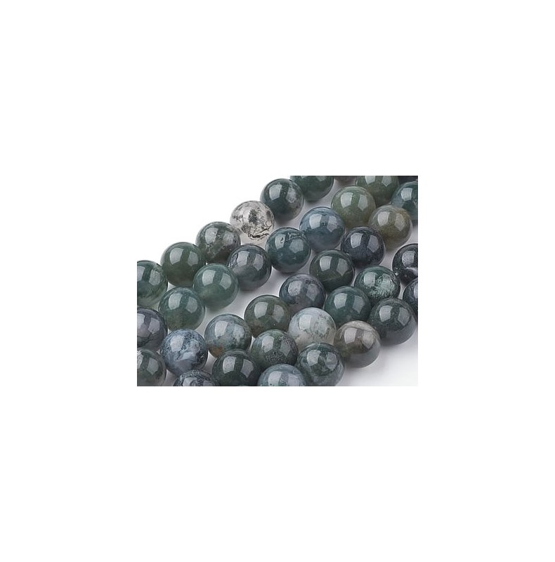 perles agate mousse