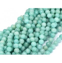 amazonite perles rondes naturelles