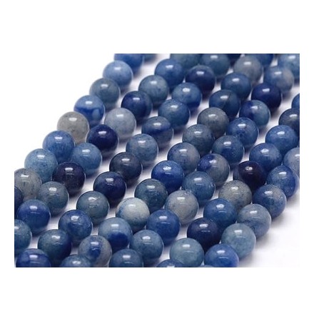aventurine bleue perles naturelles