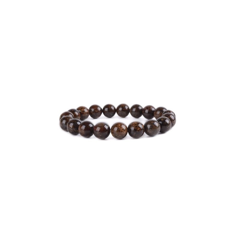 bracelet perles bronzite