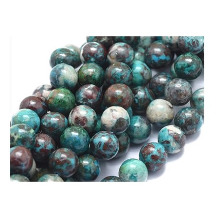 chrysocolle perles pierres naturelles