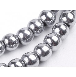 hématite grise perles