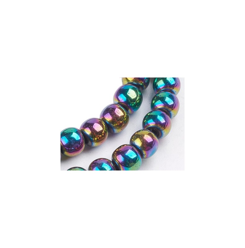 hématite multicolore perles