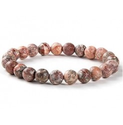 jaspe léopard bracelet perles