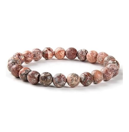 jaspe léopard bracelet perles