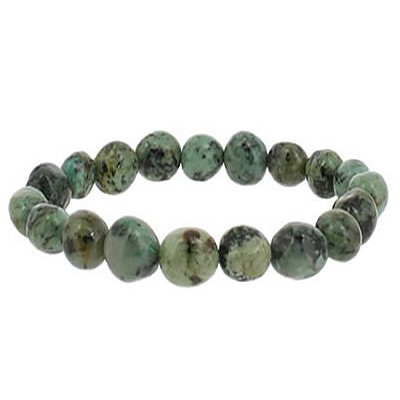bracelet pierre roulée turquoise