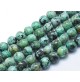 turquoise afrique perles rondes