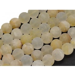 perles givrées de citrine