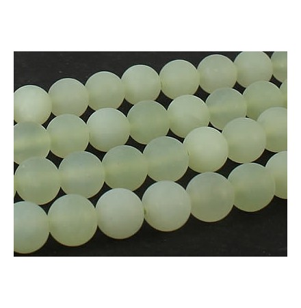 jade de chine perles givrées
