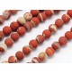 jaspe rouge perles givrées
