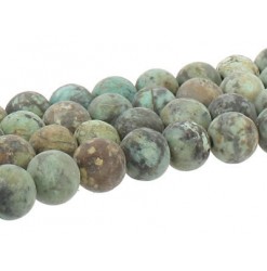turquoise afrique perles givrées