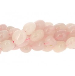 quartz rose perles nuggets